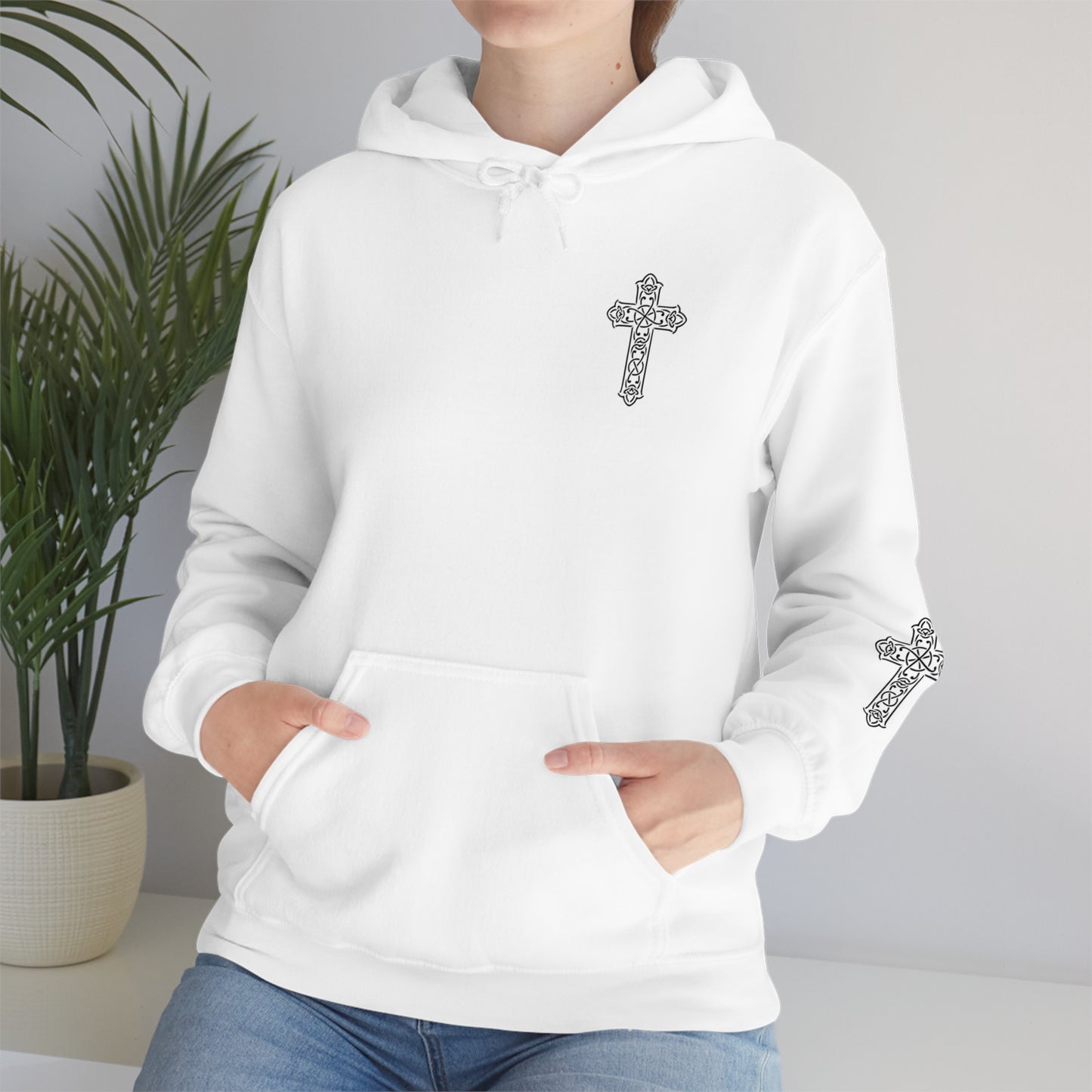 bible quote hoodie Unisex Heavy Blend™ Hooded Sweatshirt