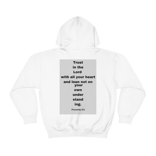 Proverbs 3:5 Unisex Heavy Blend™ Hooded Sweatshirt