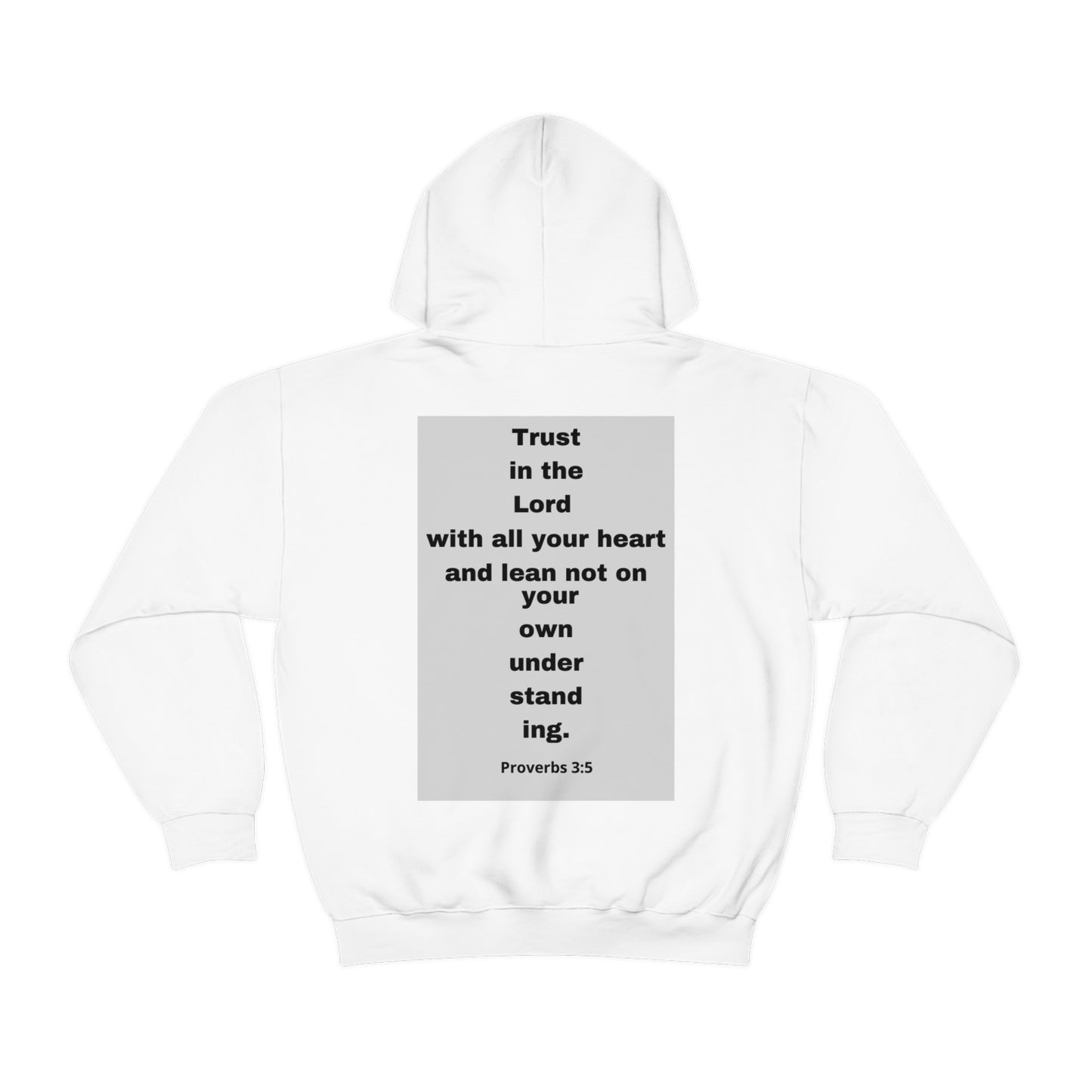 Proverbs 3:5 Unisex Heavy Blend™ Hooded Sweatshirt