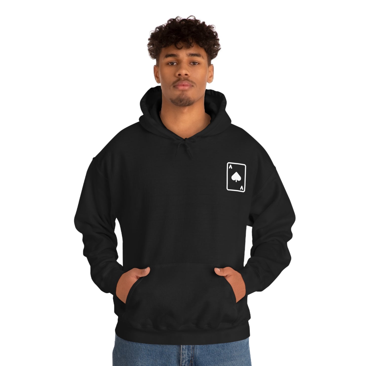 Poker card Unisex Heavy Blend™ Hooded Sweatshirt