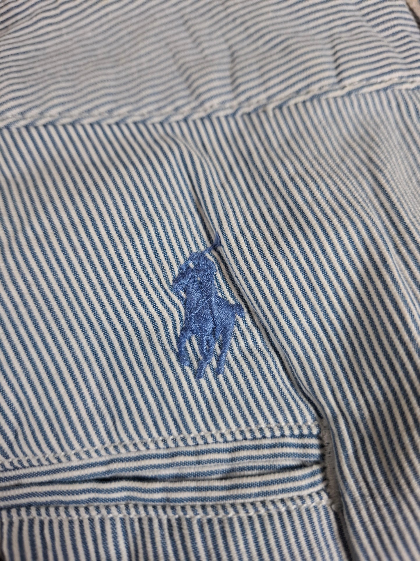 001179 Polo Ralph Lauren Shorts size 6 Blue/ White striped