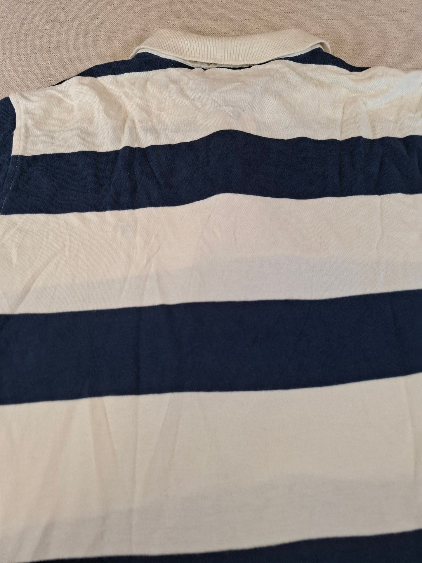 001247 Tommy Hilfiger Polo shirt size M Blue/ White checkered
