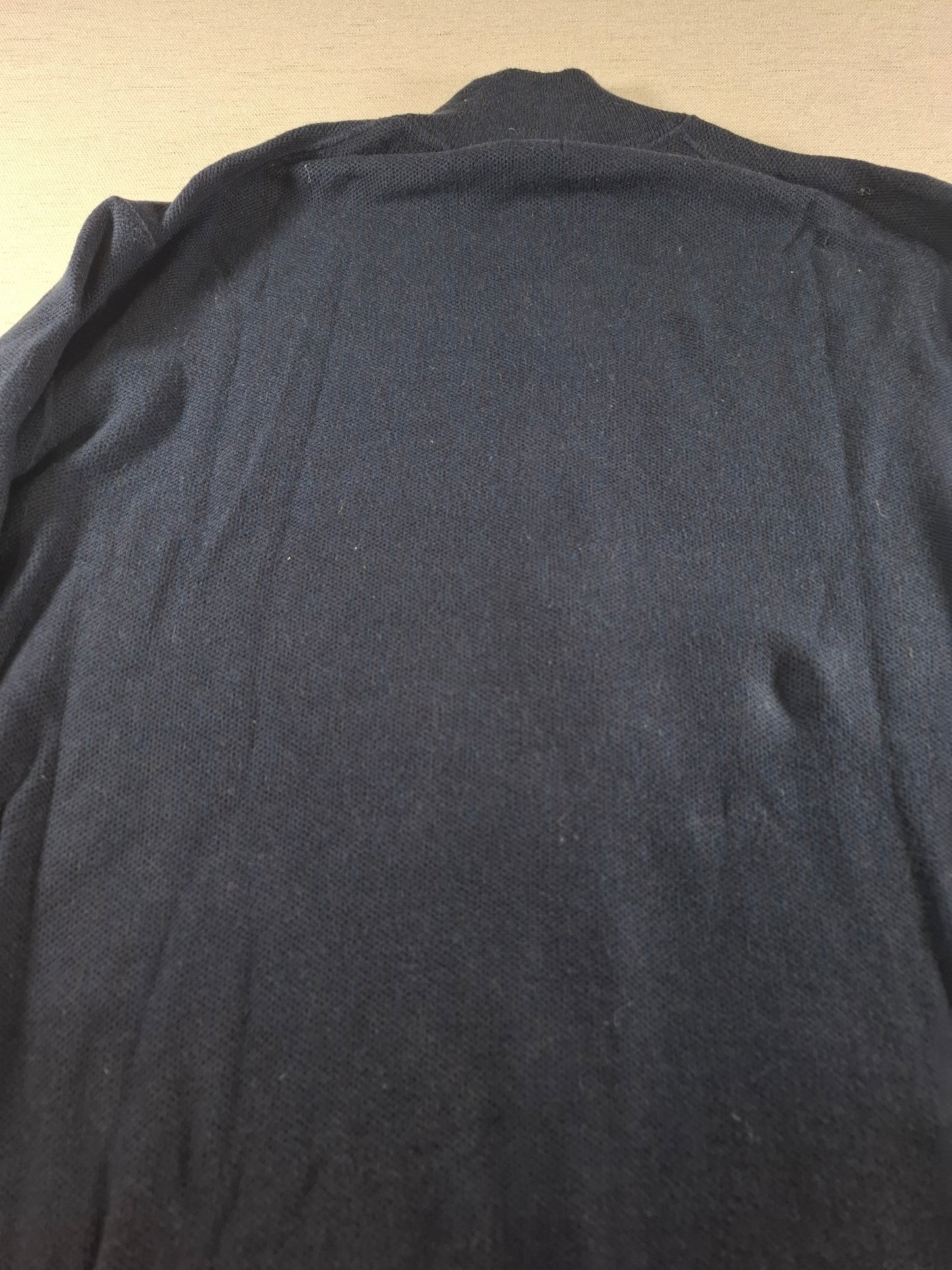 001377 Polo Ralph Lauren Full zip sweater – Navy, Size XXL