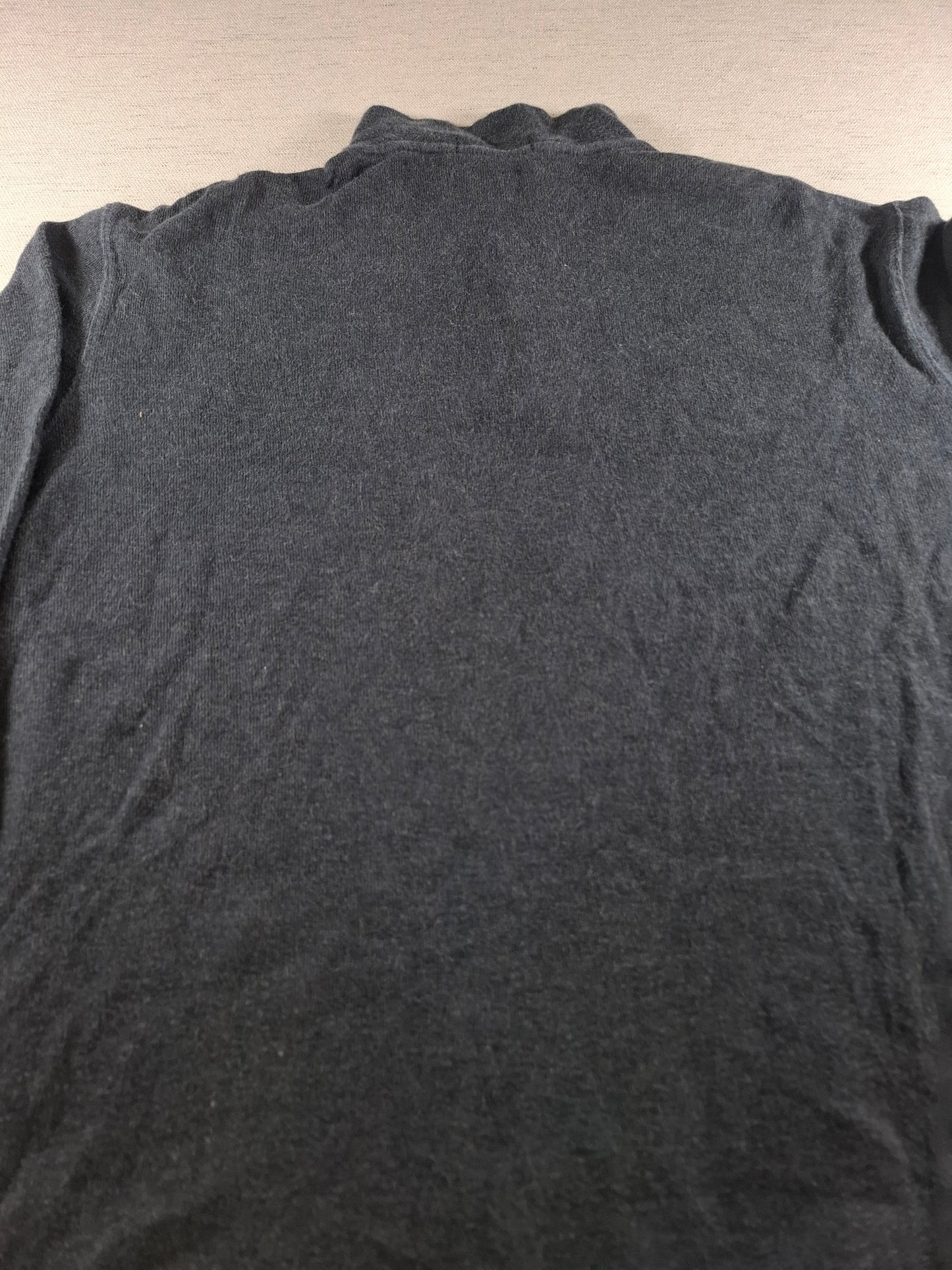 001472 – Polo Ralph Lauren Quarter-Zip Sweater – Charcoal, Size M