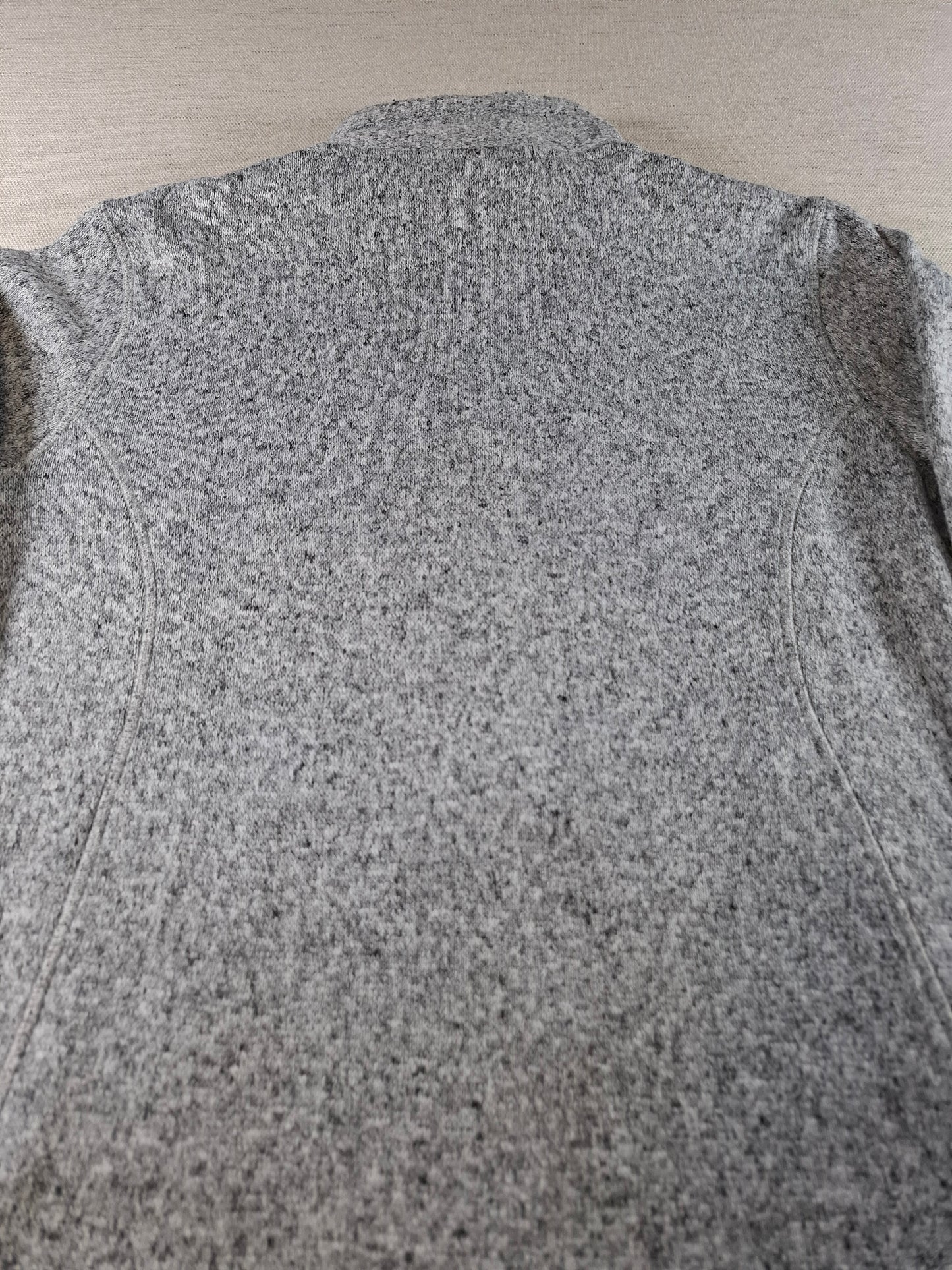 001500 – Patagonia Fleece Jacket – Grey, Size Women's M