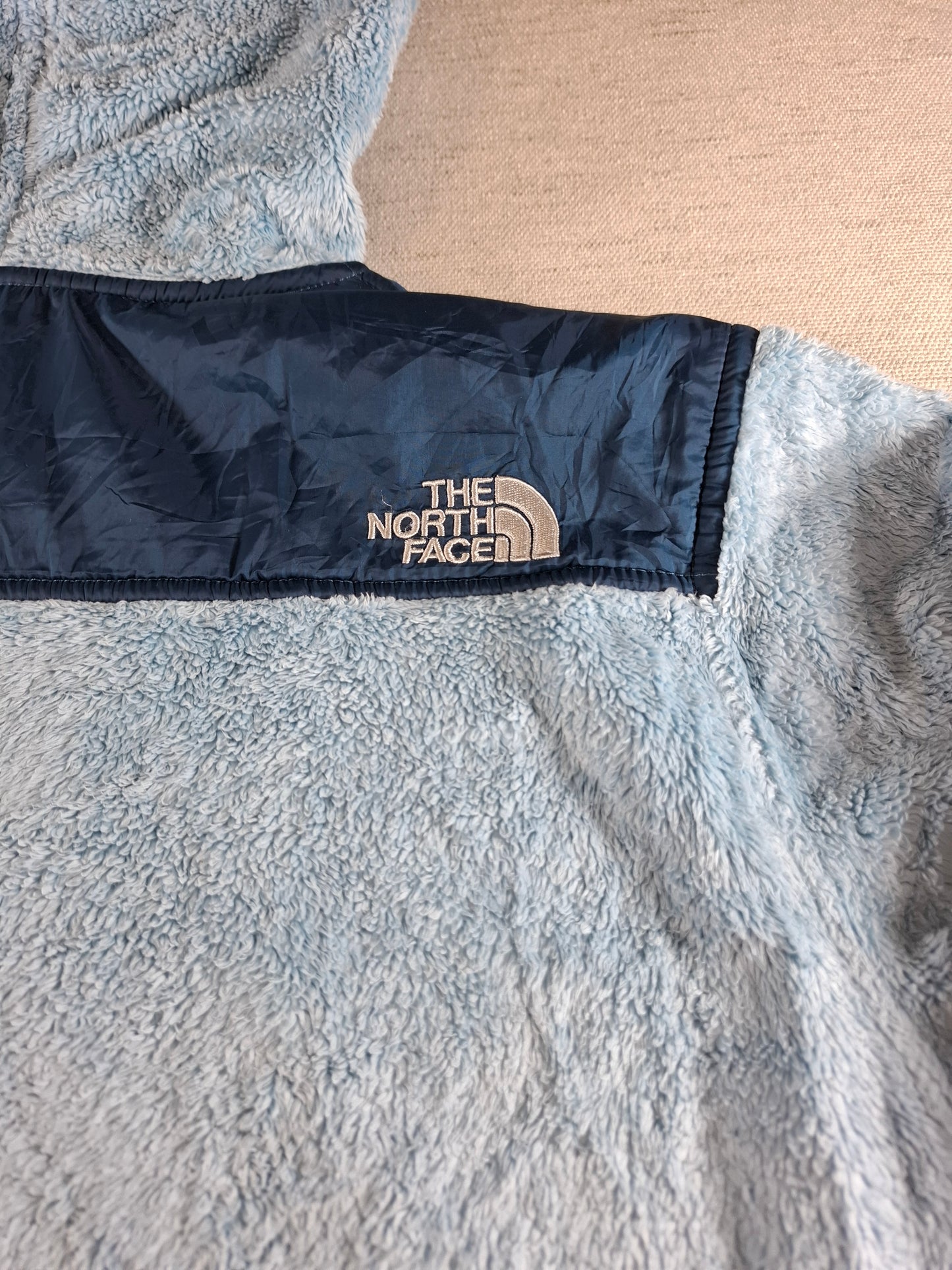 001538 – The North Face Fleece Jacket – Aqua, Size Women's L