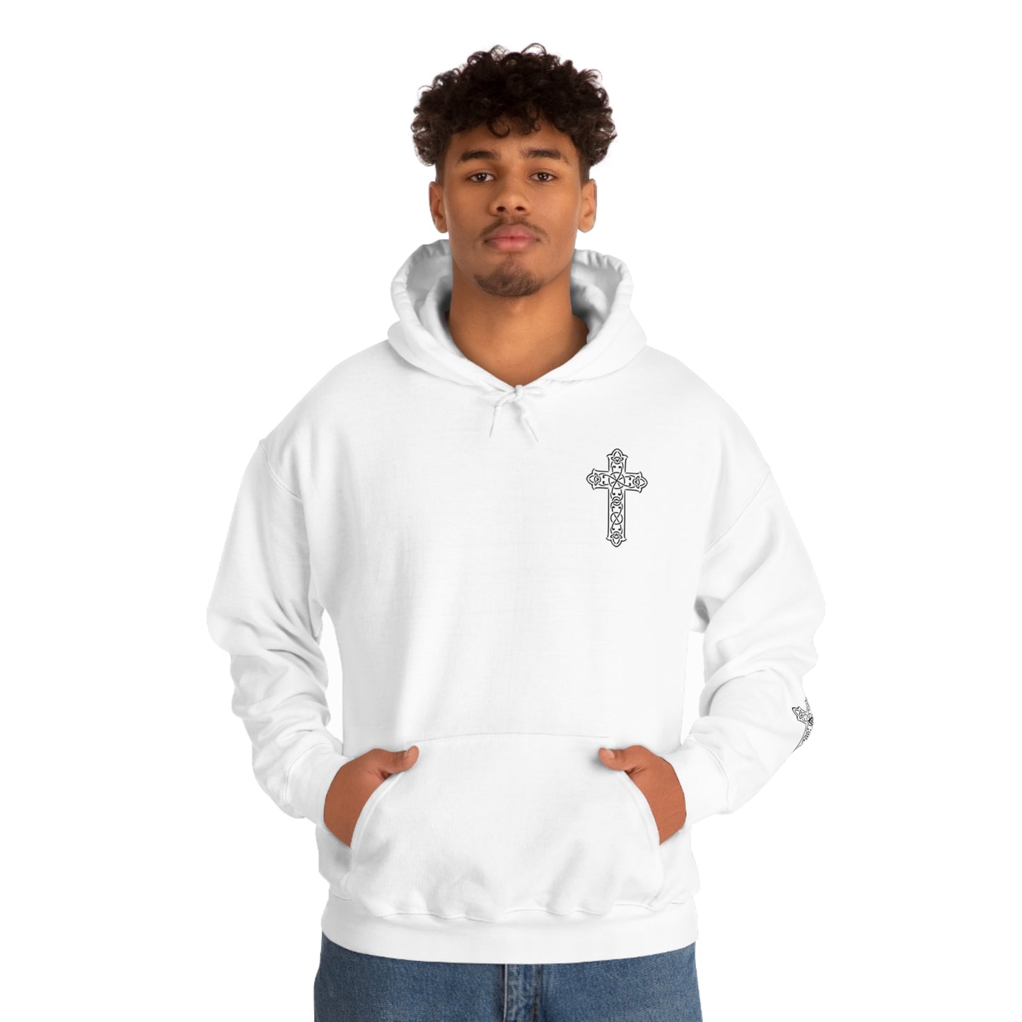 bible quote hoodie Unisex Heavy Blend™ Hooded Sweatshirt