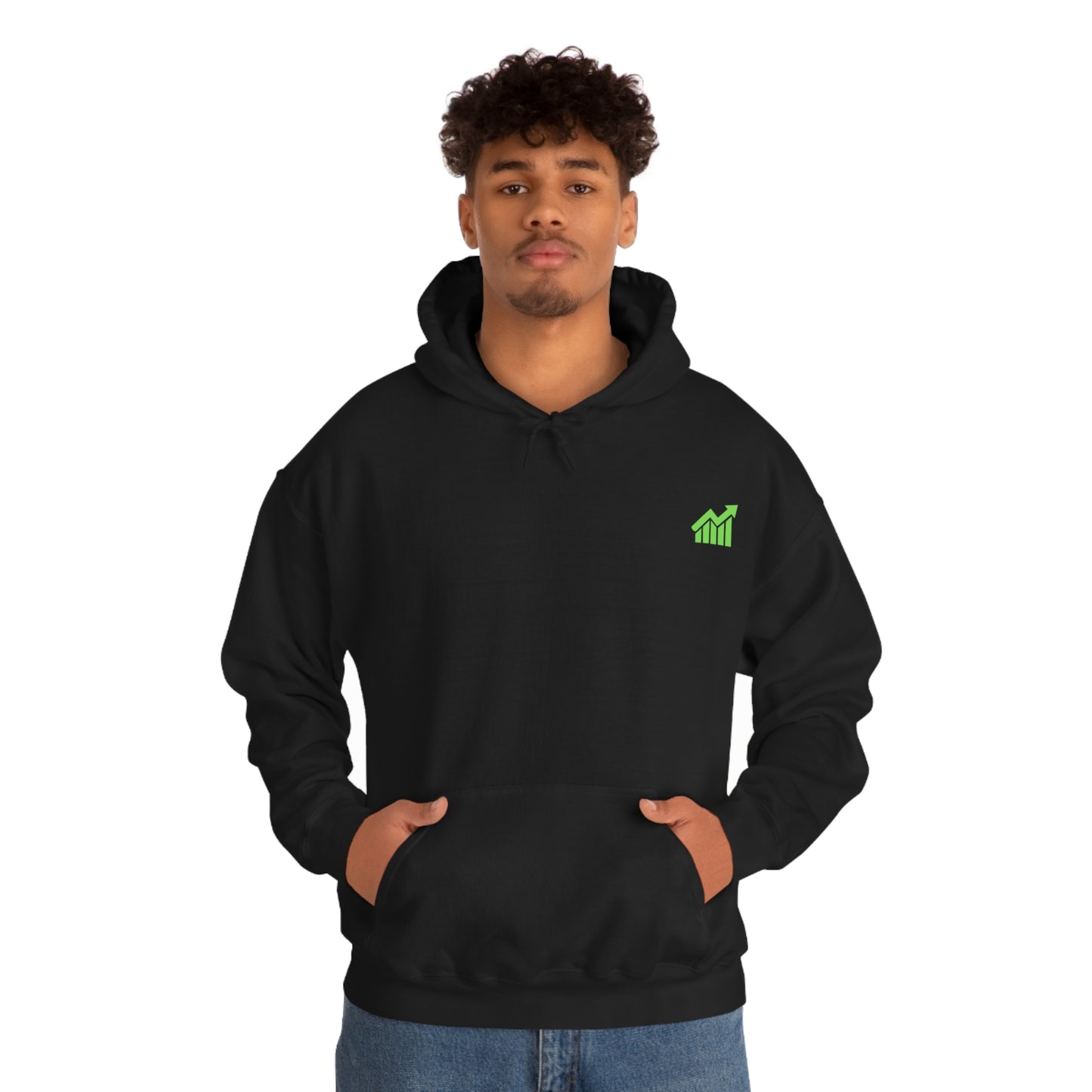 Green arrow Unisex Heavy Blend™ Hooded Sweatshirt