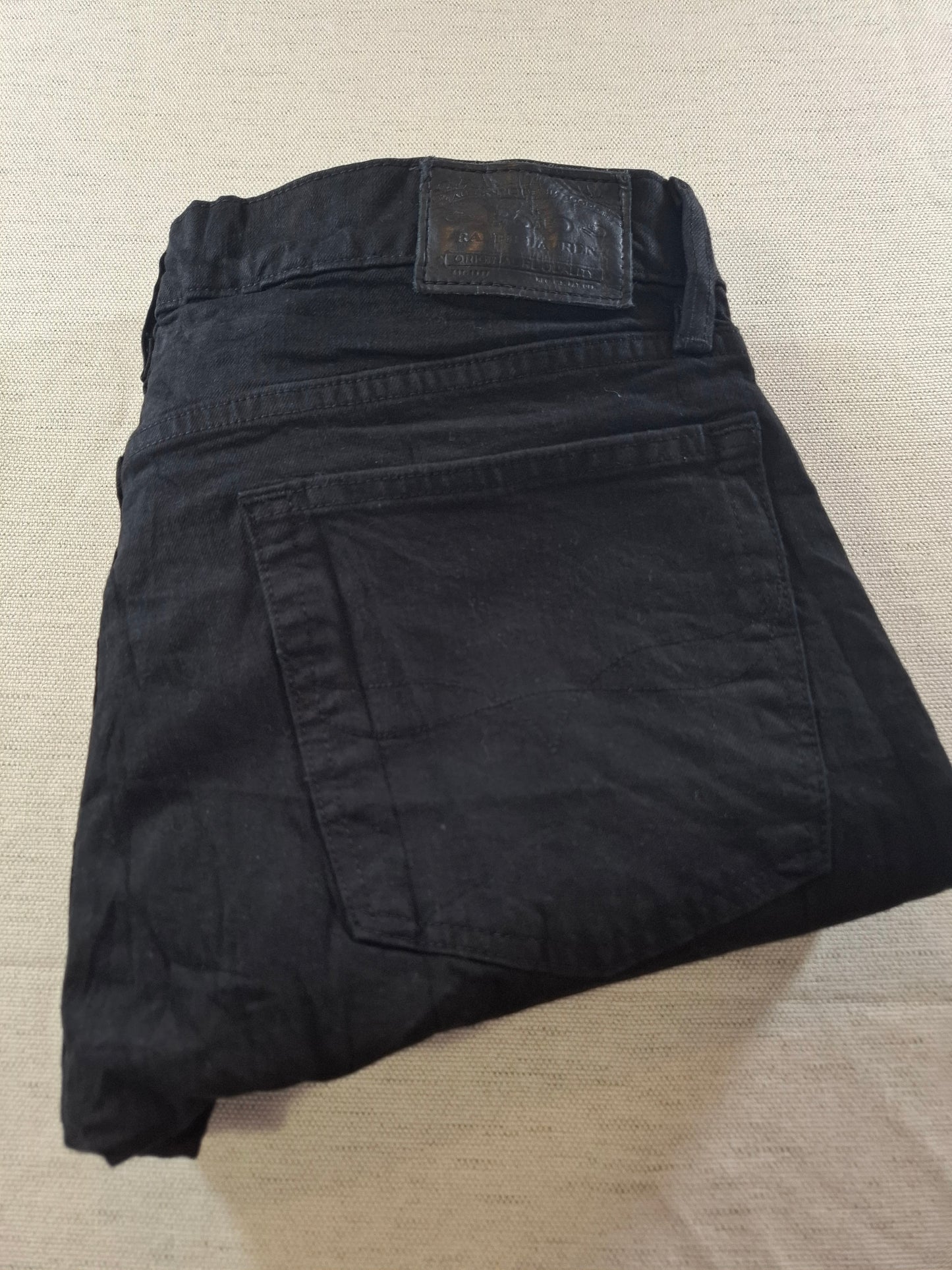 000220 Polo Ralph Lauren Jeans size 35/32 Black