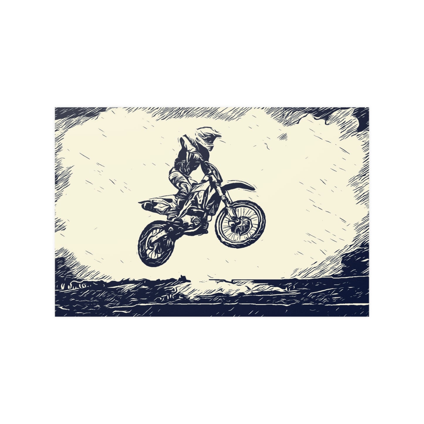 Motorcross Dirt Bike Jump