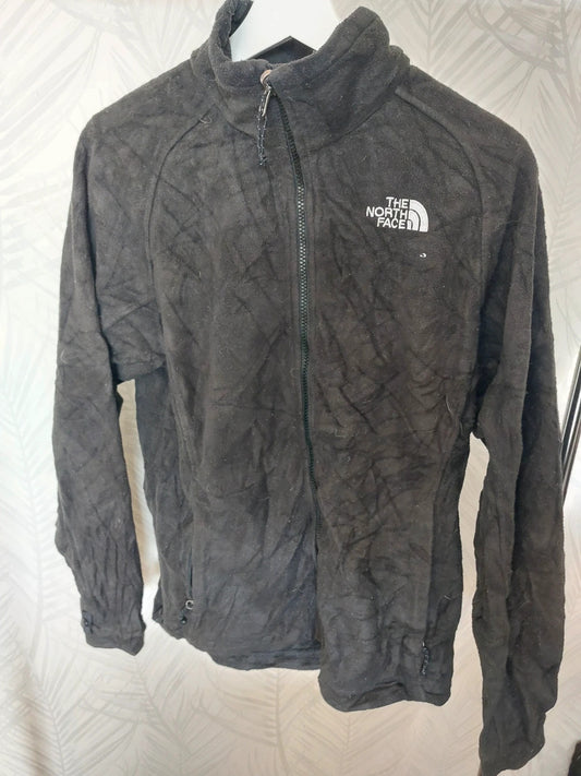 Black North Face Fleece Jacket Women's Large