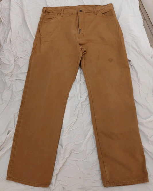 Dickies pants 38x32 bruin/ zand