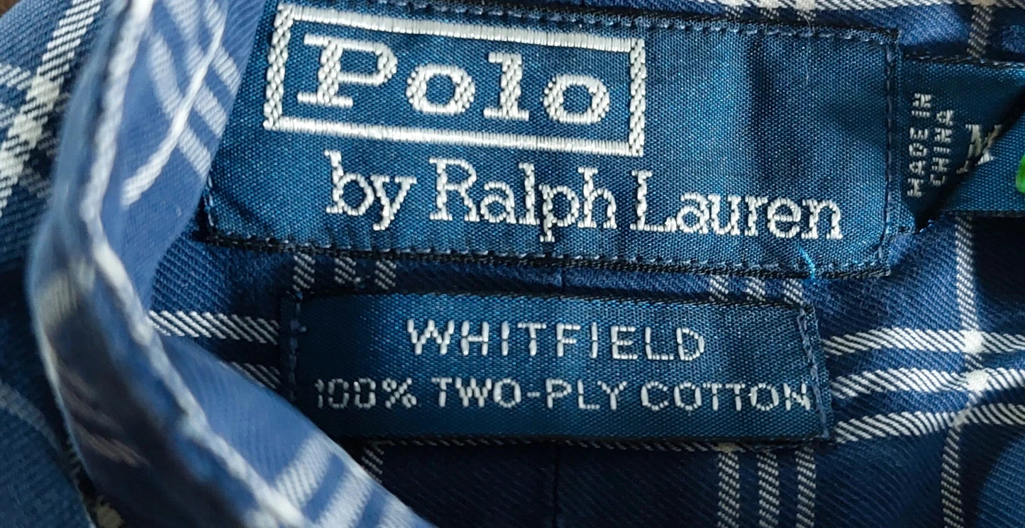 Polo Ralph Lauren overhemd maat M blauw geruit