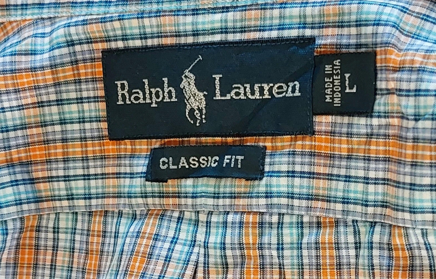 Polo Ralph Lauren shirt size L checkered