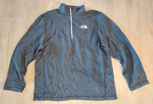 The North Face fleece Jacket men size L blue