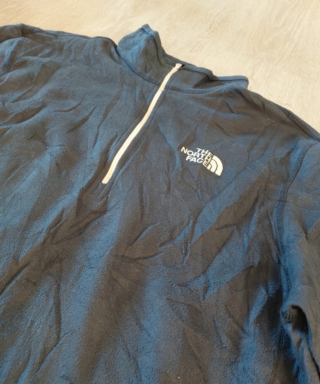 The North Face fleece Jacket men size L blue