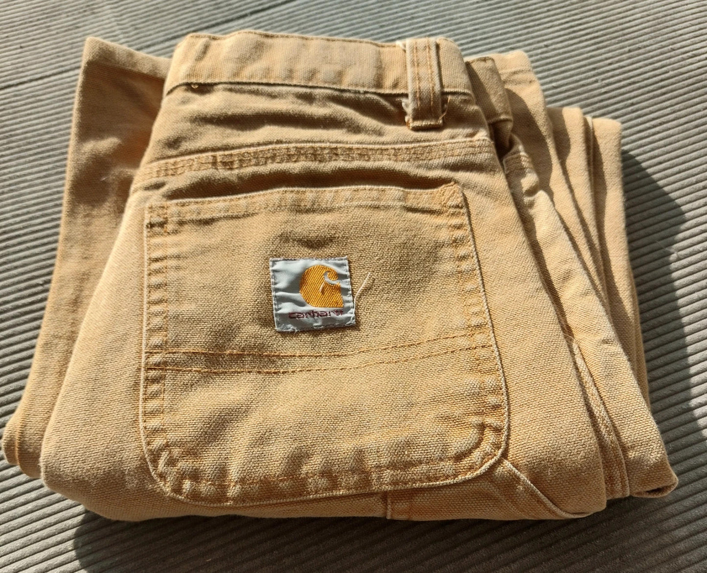 Carhartt pants brown/ sand/ mustard size 12 (XXS)