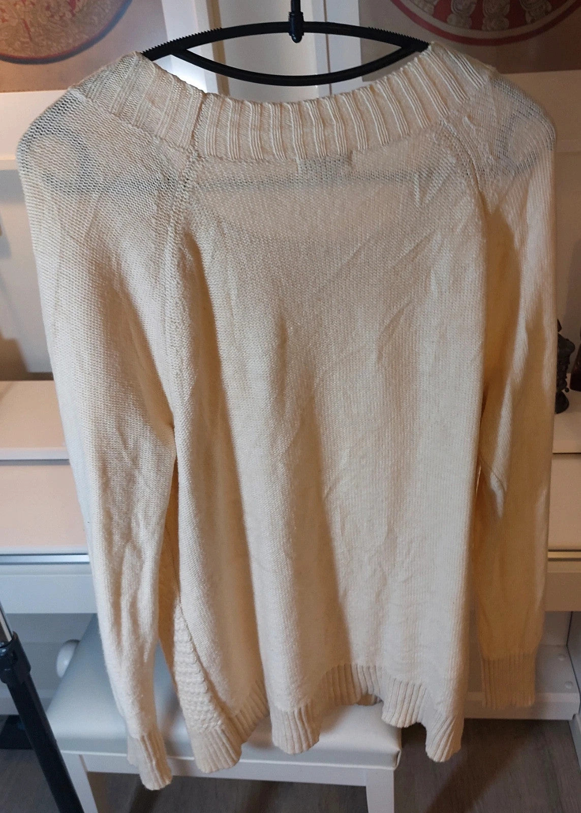 Vintage Merona knitted sweater XL white