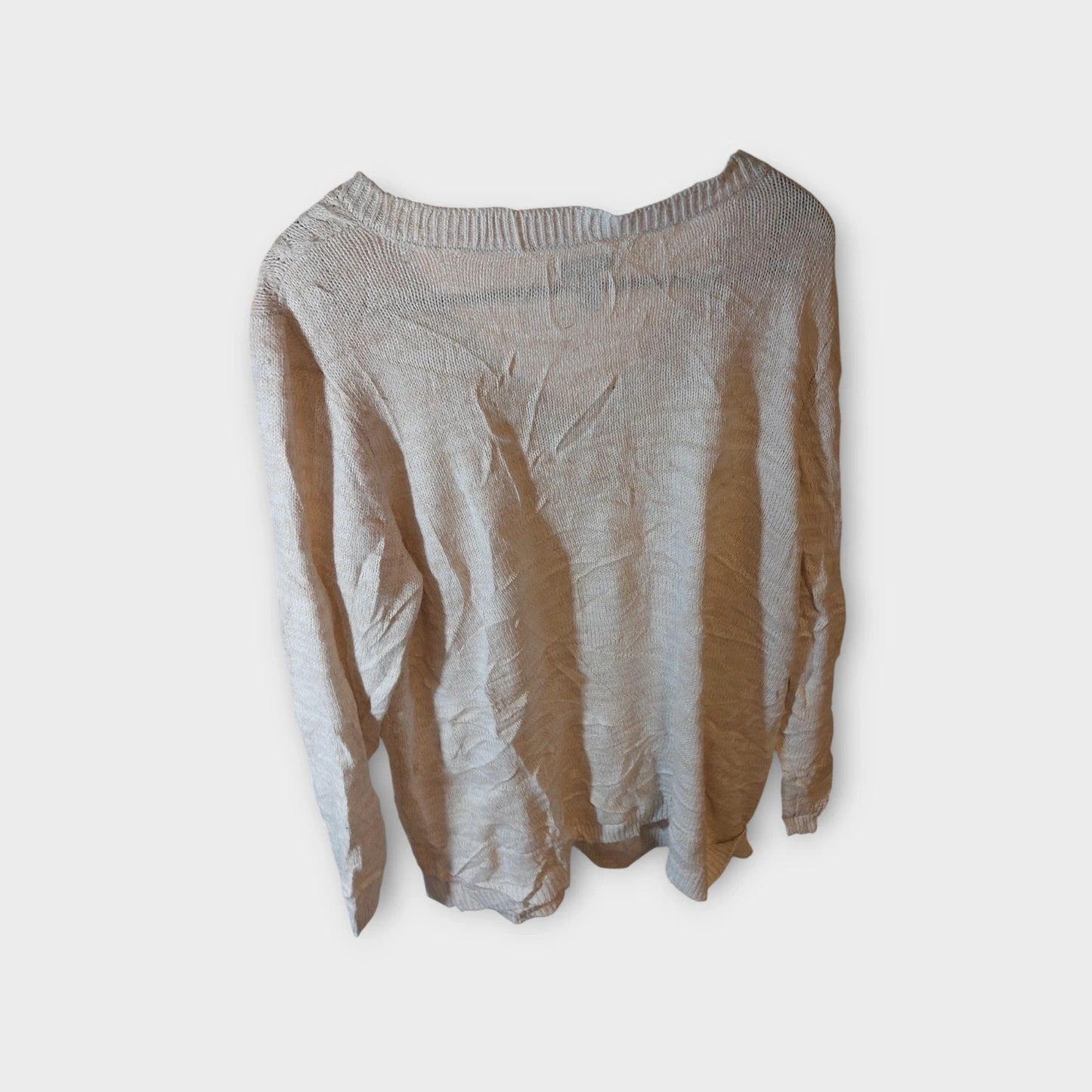 Croft & Barrow knitted sweater 2X white