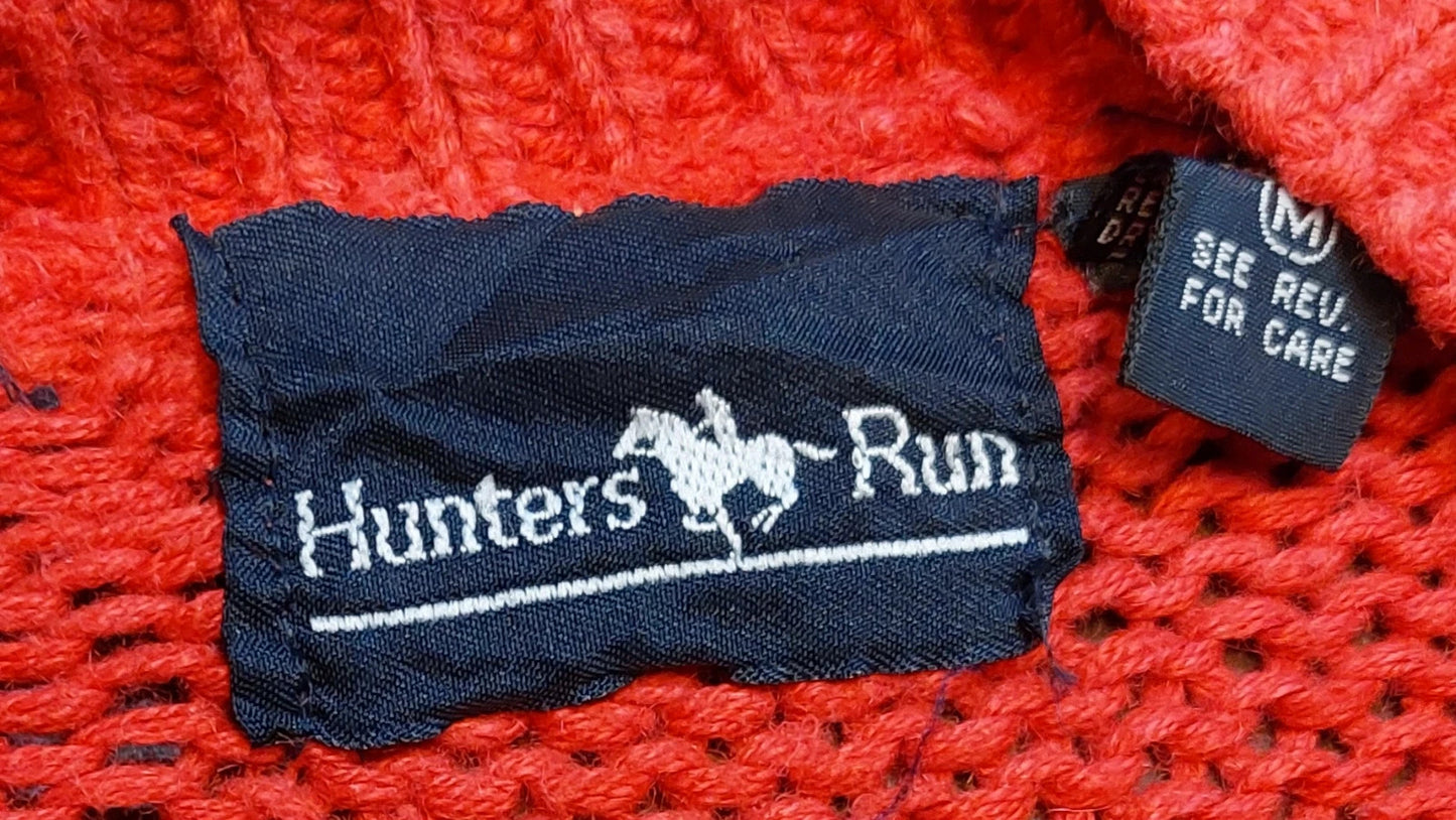 Hunters Run knitted vest M red