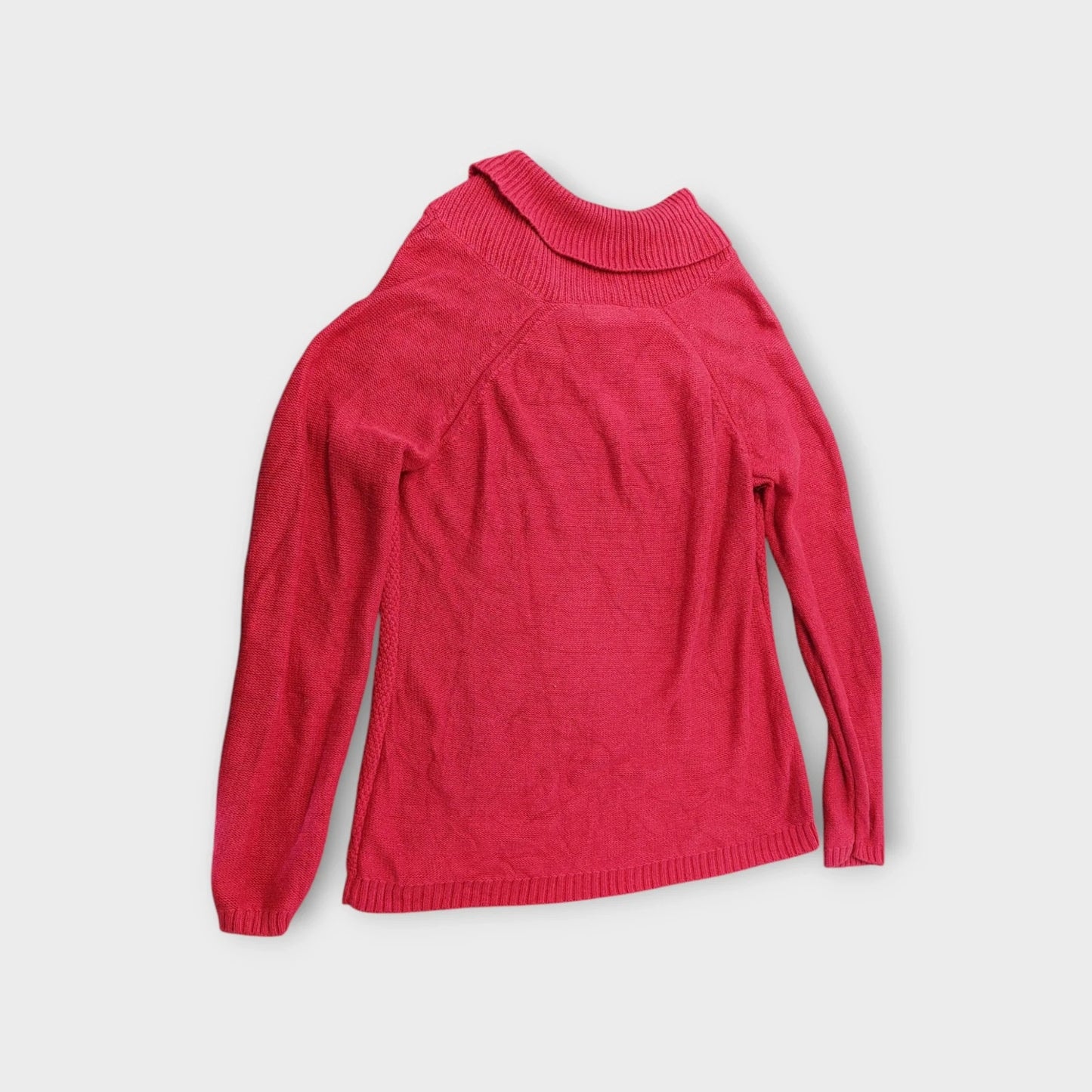 Coldwater Creek knitted sweater M (10-12) red