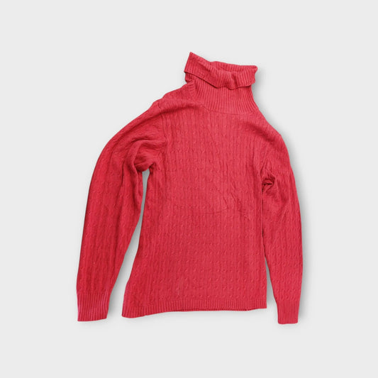 Winter Silks turtle neck sweater red M