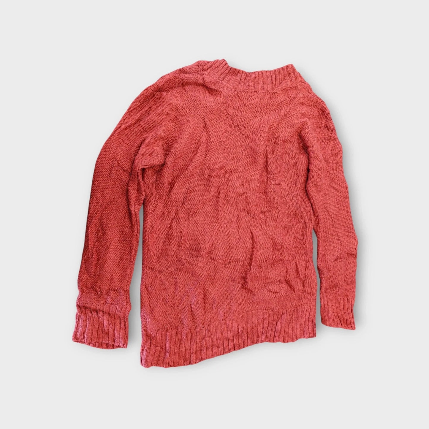 Faded Glory knitted sweater S red