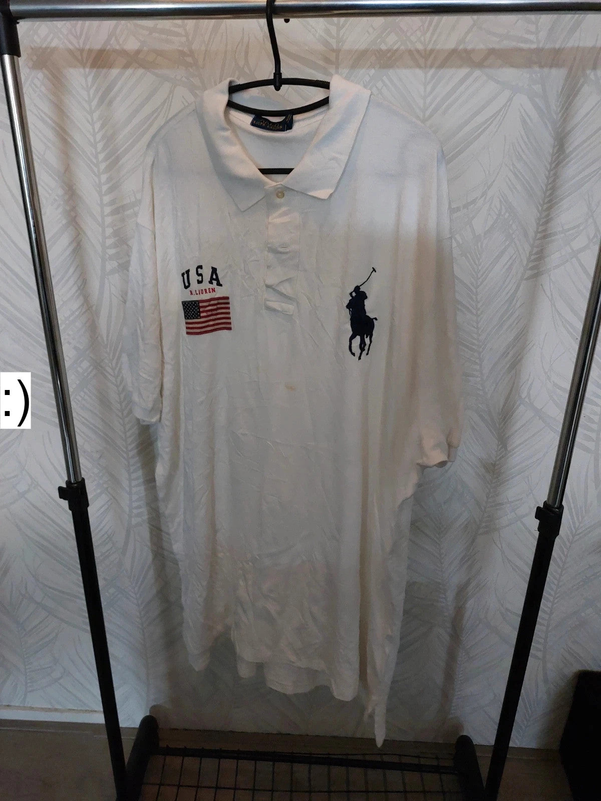 Polo Ralph Lauren 3xl wit USA.