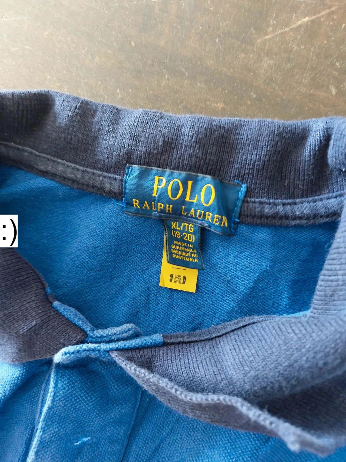 POLO Ralph Lauren Big Pony Polo Shirt ..Pacific Royal/Pink Pony Sz:XL(18-20) Boy