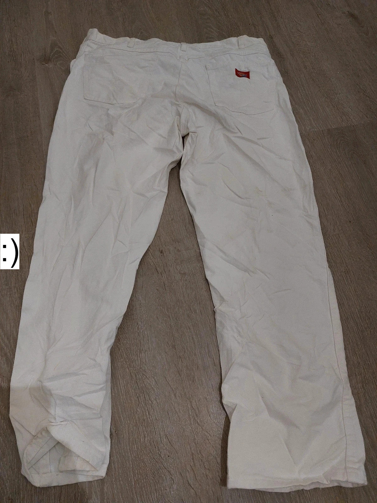 Dickies white pants 38x30