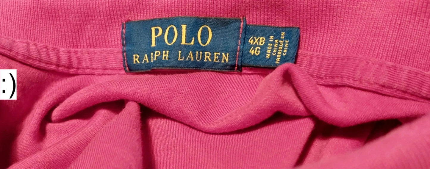 Polo Ralph Lauren maat 4XB rood