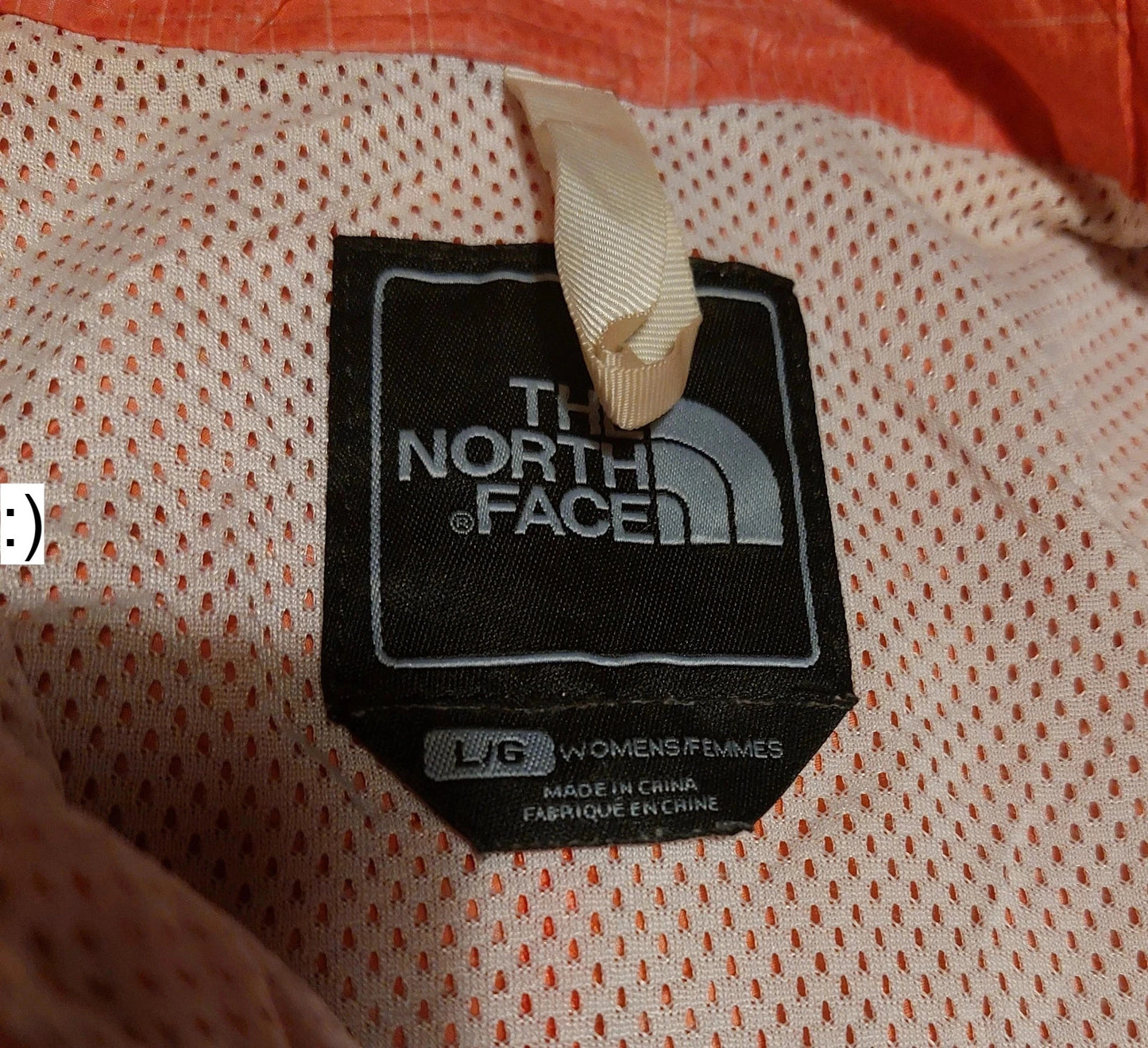 The North Face jas oranje maat L