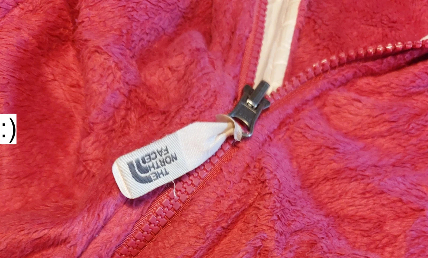 The North Face fleece jas dames maat S roze