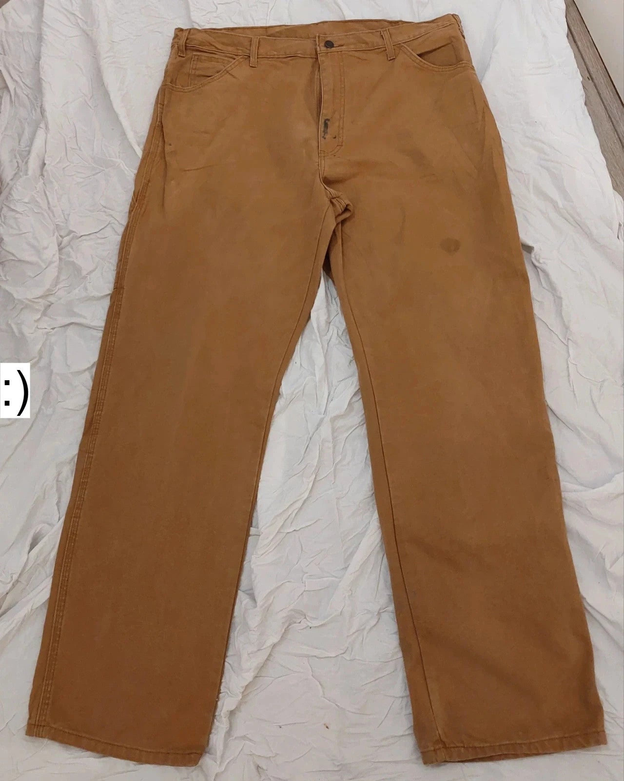 Dickies pants 38x32 bruin/ zand