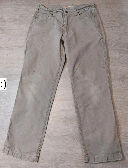 Carhartt broek 34x32 grijs