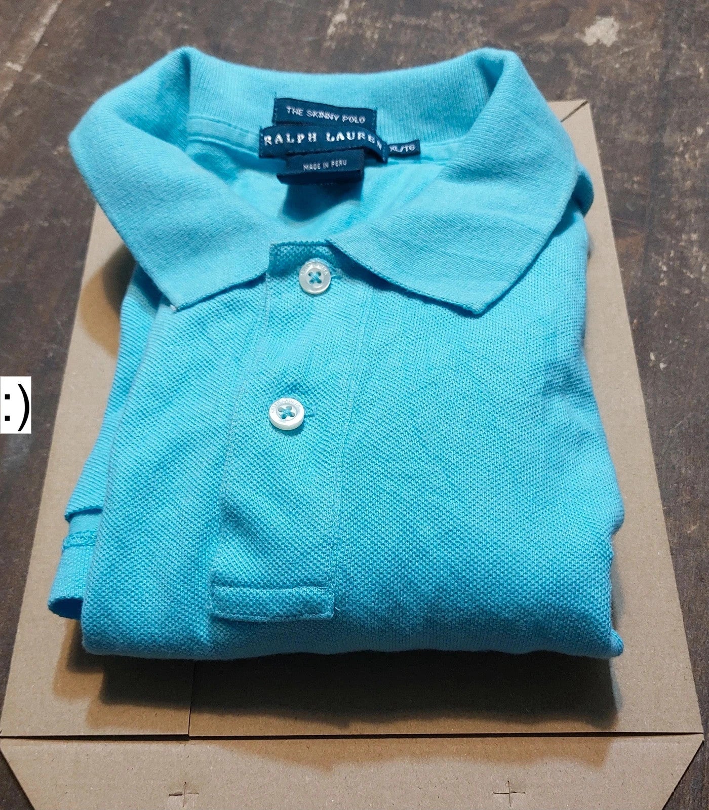 Polo Ralph Lauren maat XL turquoise