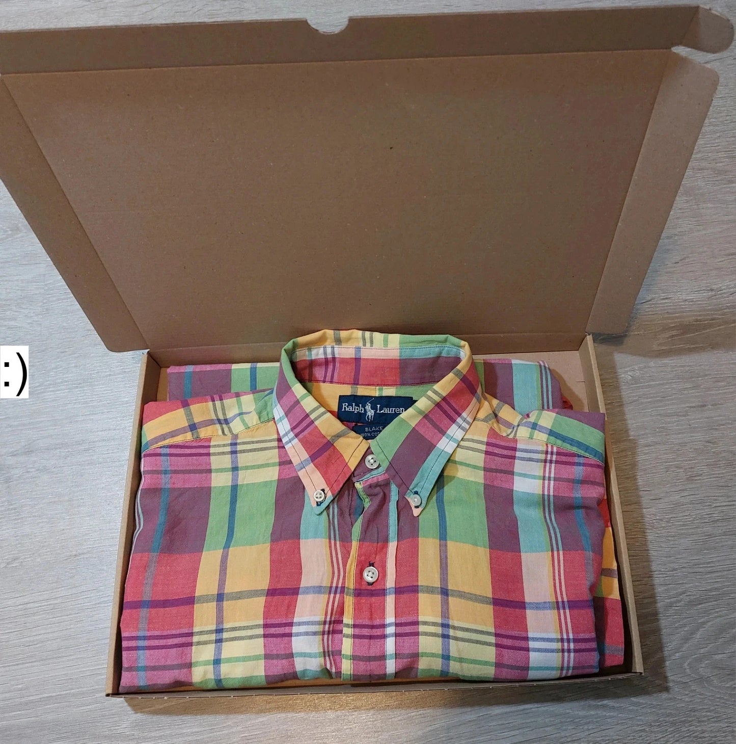 Polo Ralph Lauren shirt size M checkered