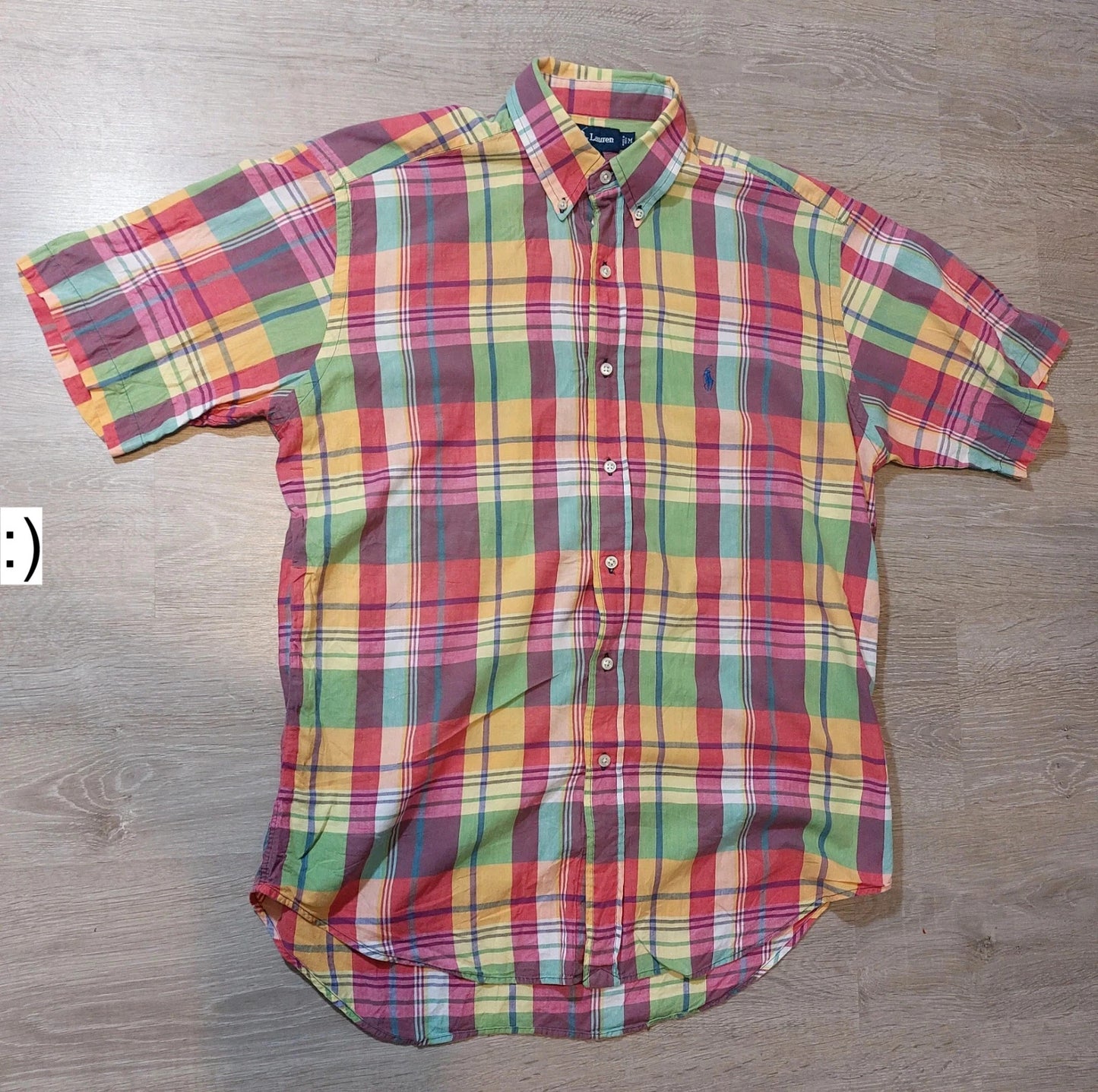 Polo Ralph Lauren shirt size M checkered