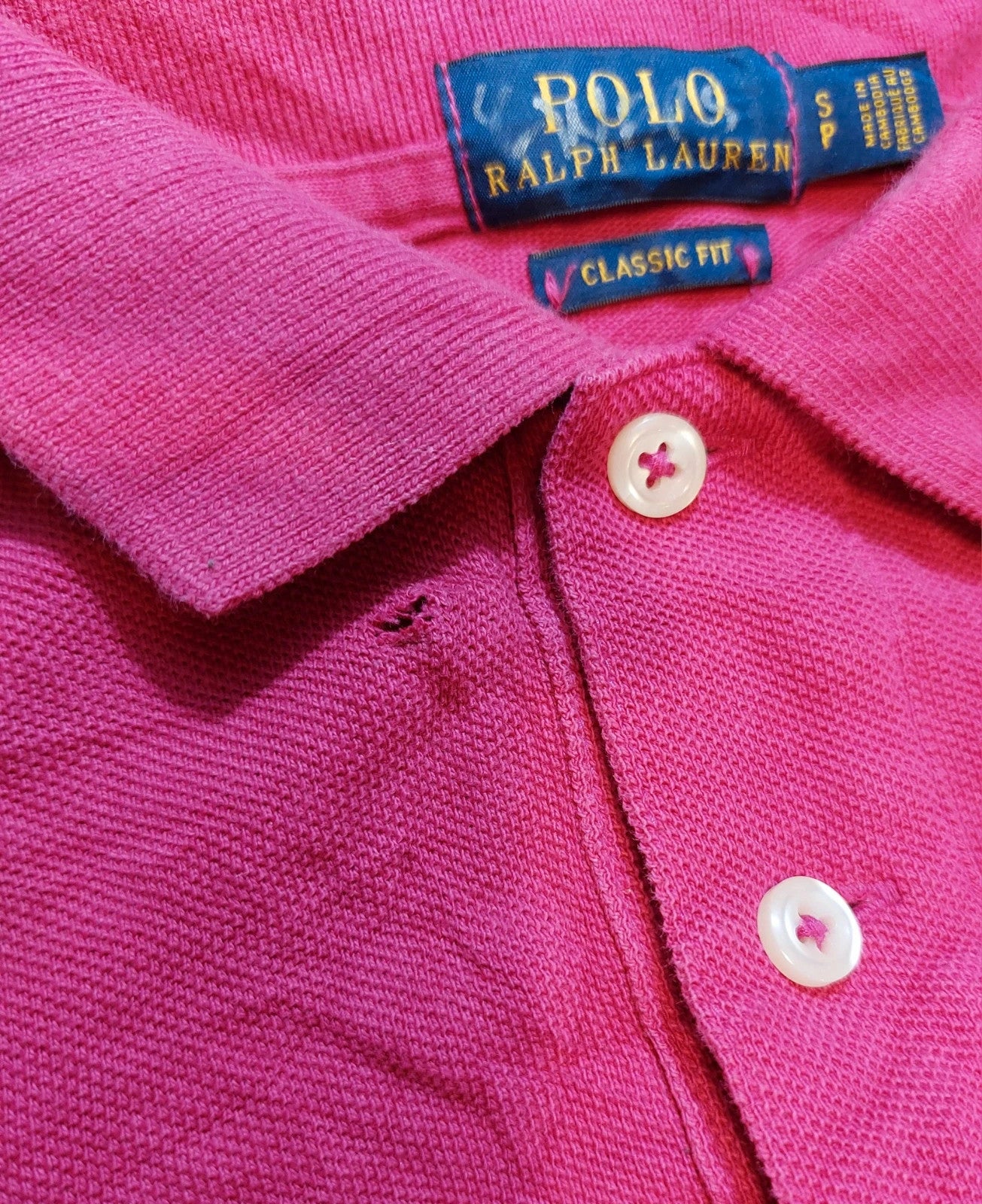 P41 Polo Ralph Lauren size S pink