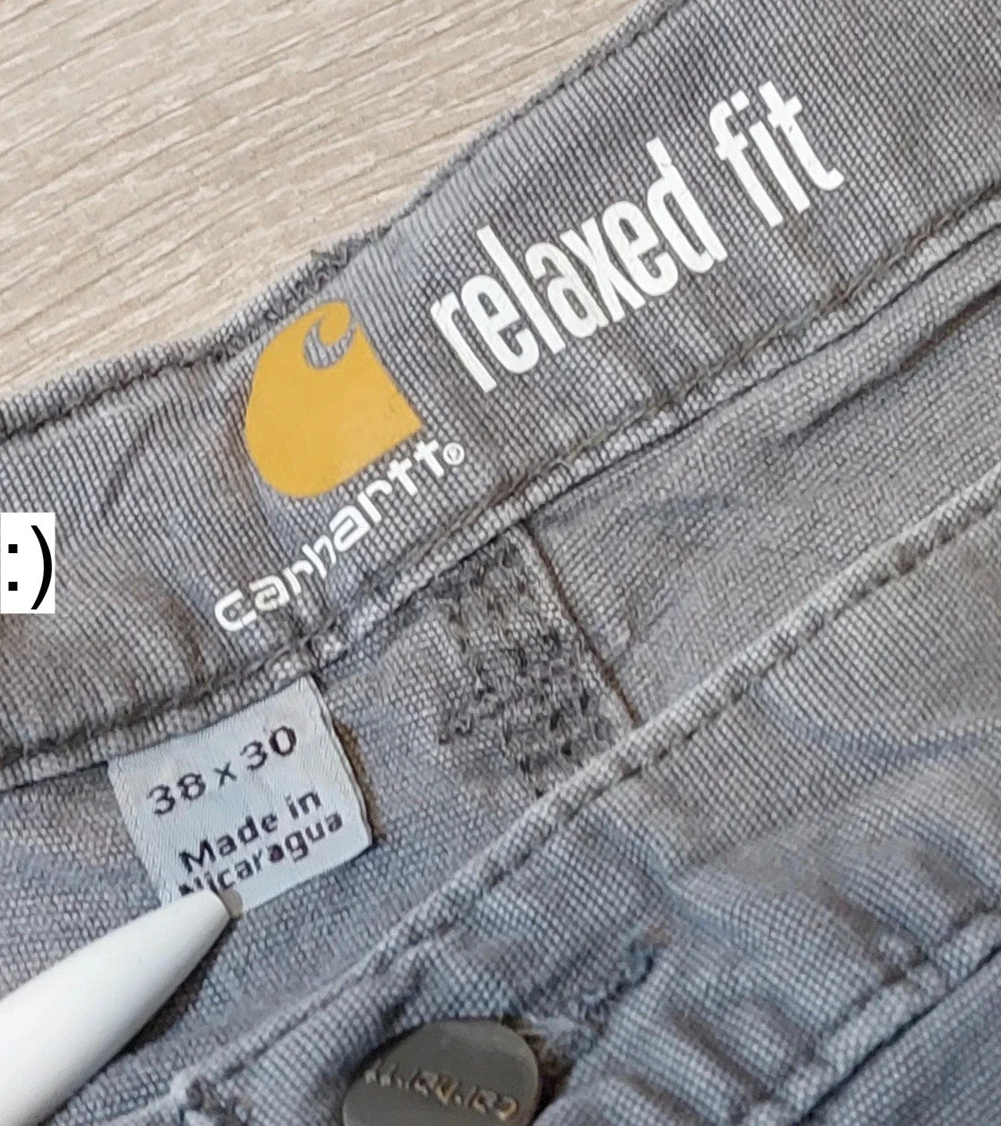 Carhartt pants Grey size 38x30