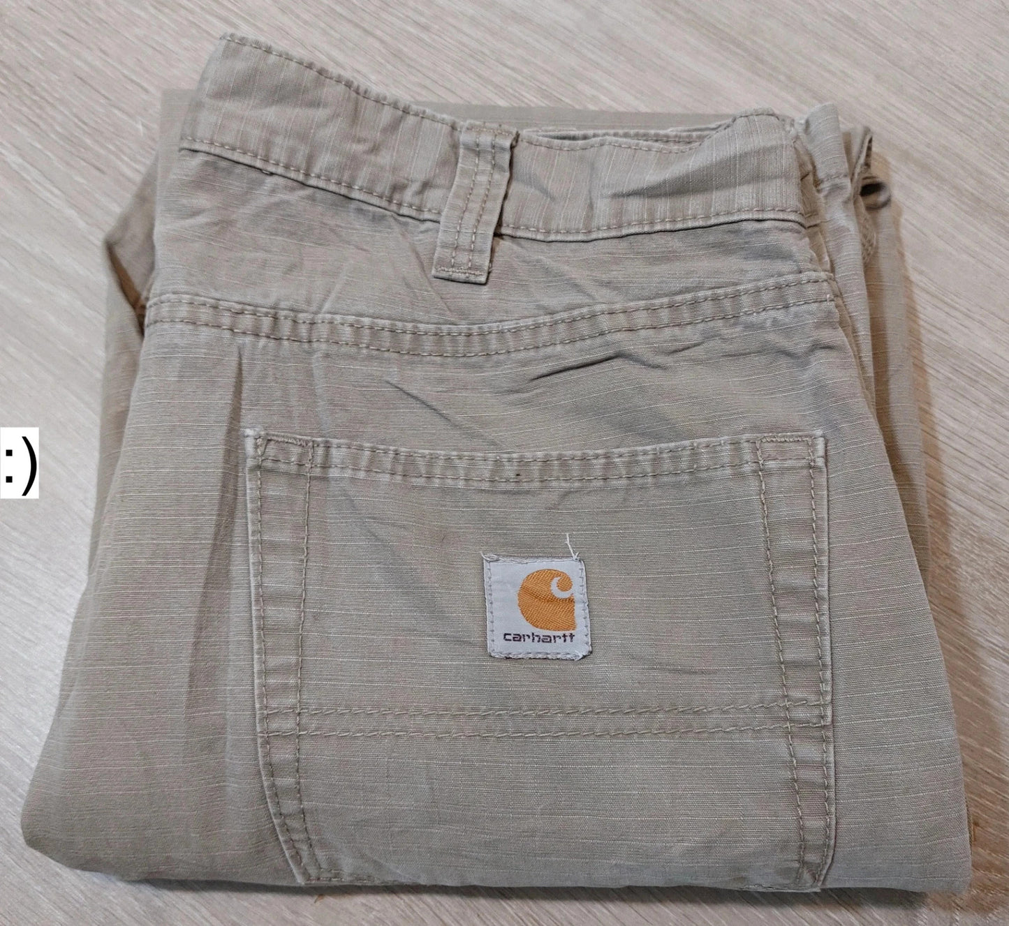 Carhartt broek 34x32 grijs