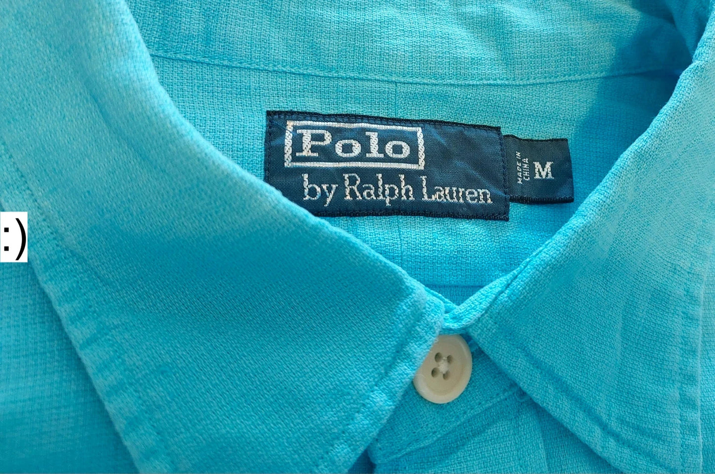 Polo Ralph Lauren overhemd maat M blauw