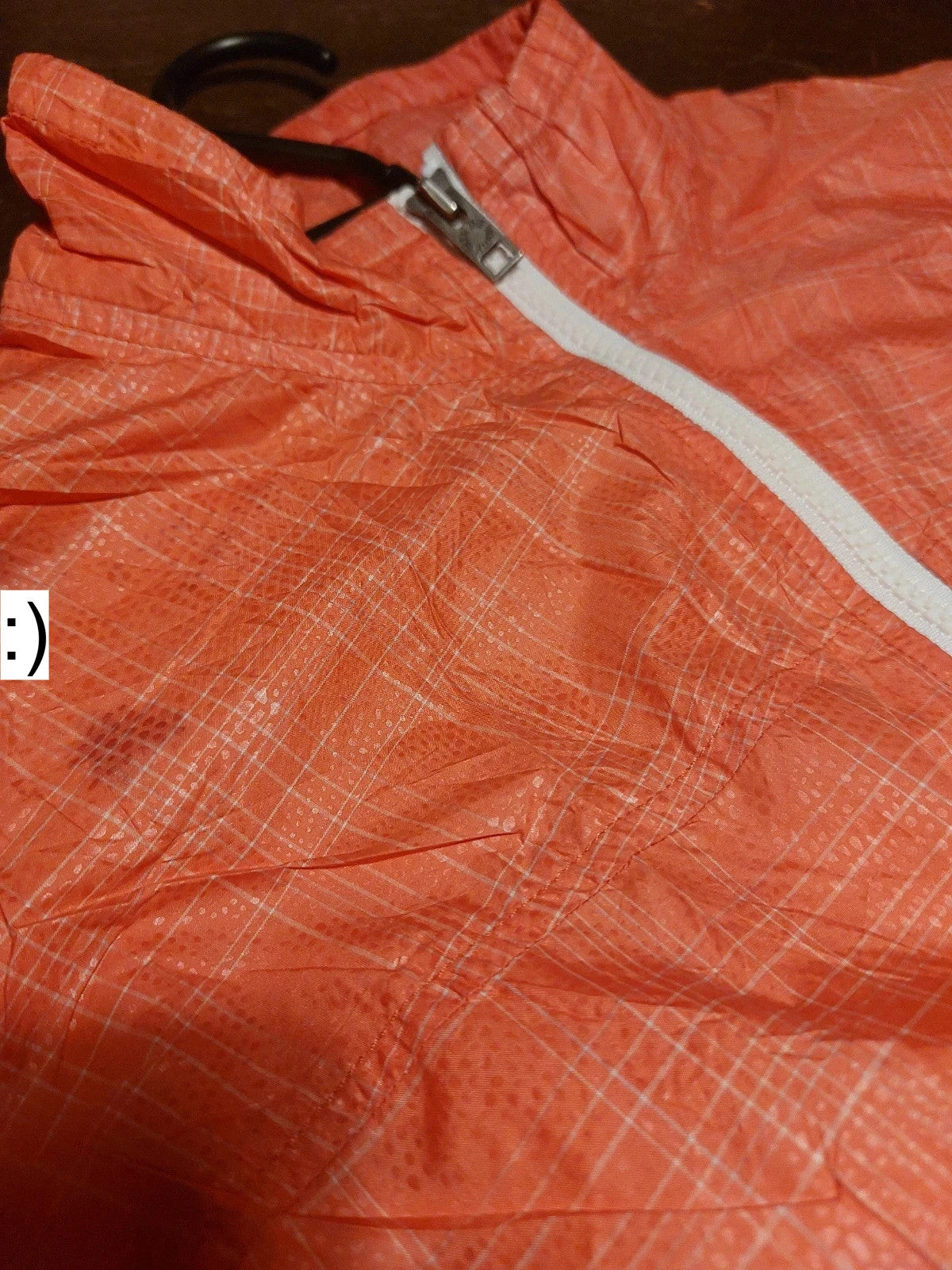 The North Face jas oranje maat L