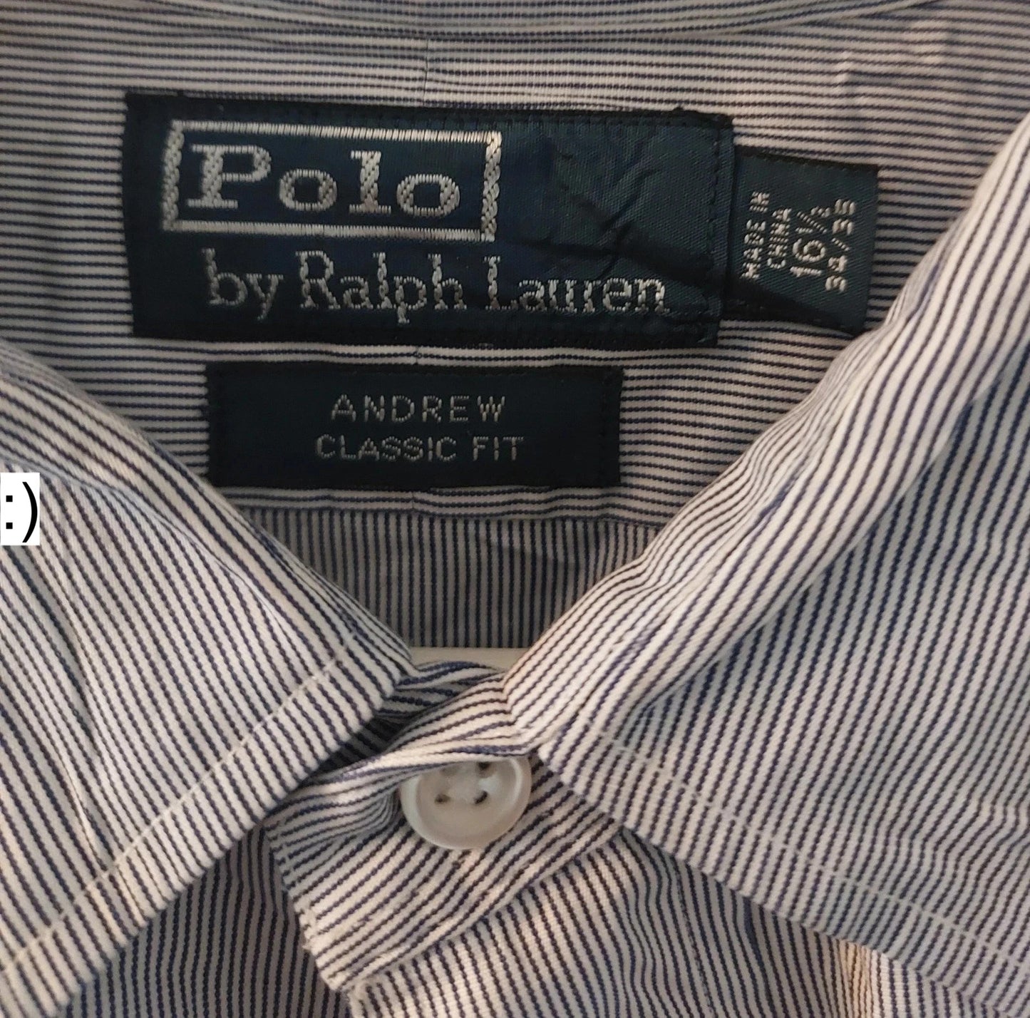 Polo Ralph Lauren overhemd maat 16,5 (L) gestreept