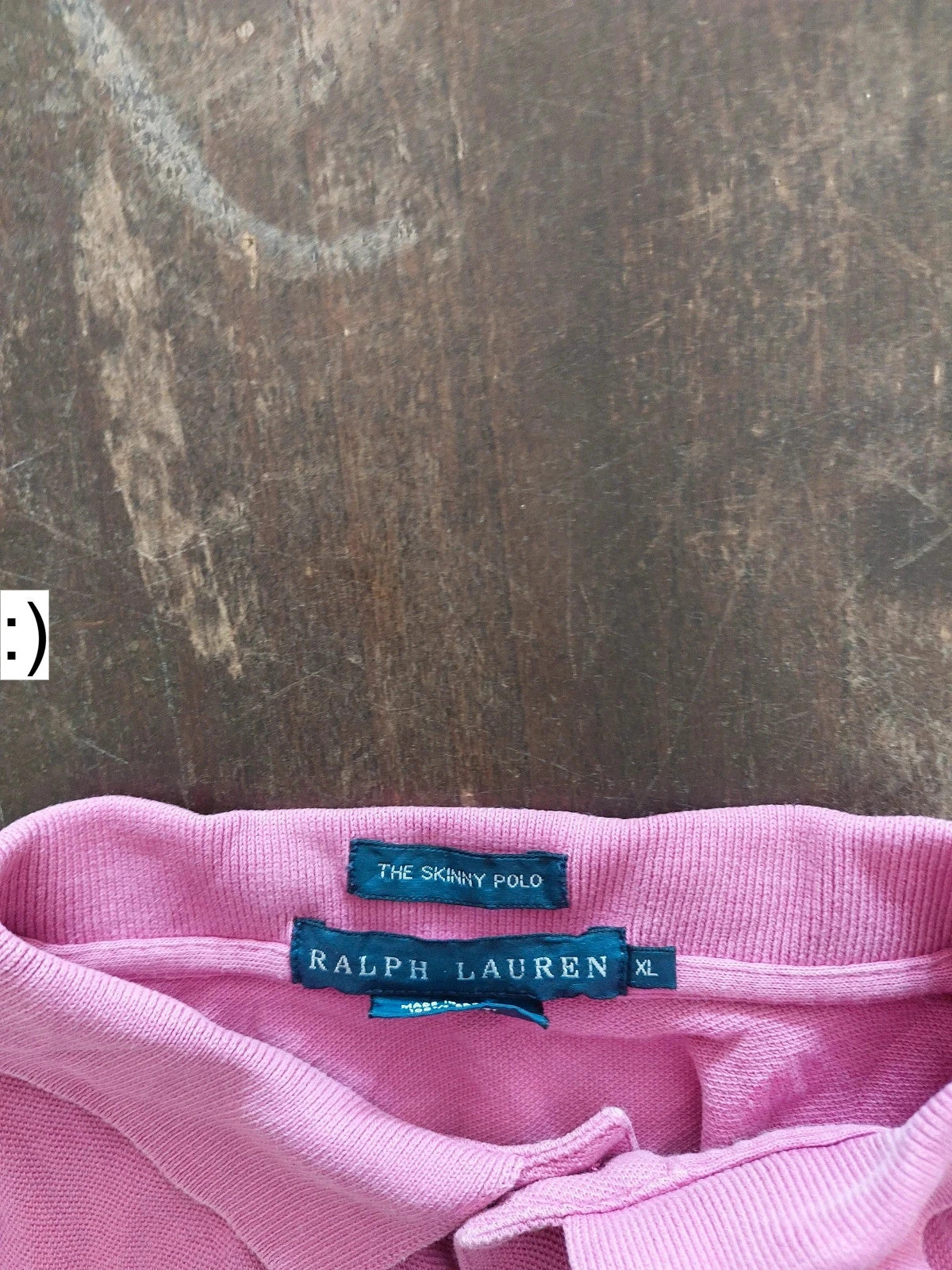 Polo Ralph Lauren roze, maat XL (kind)