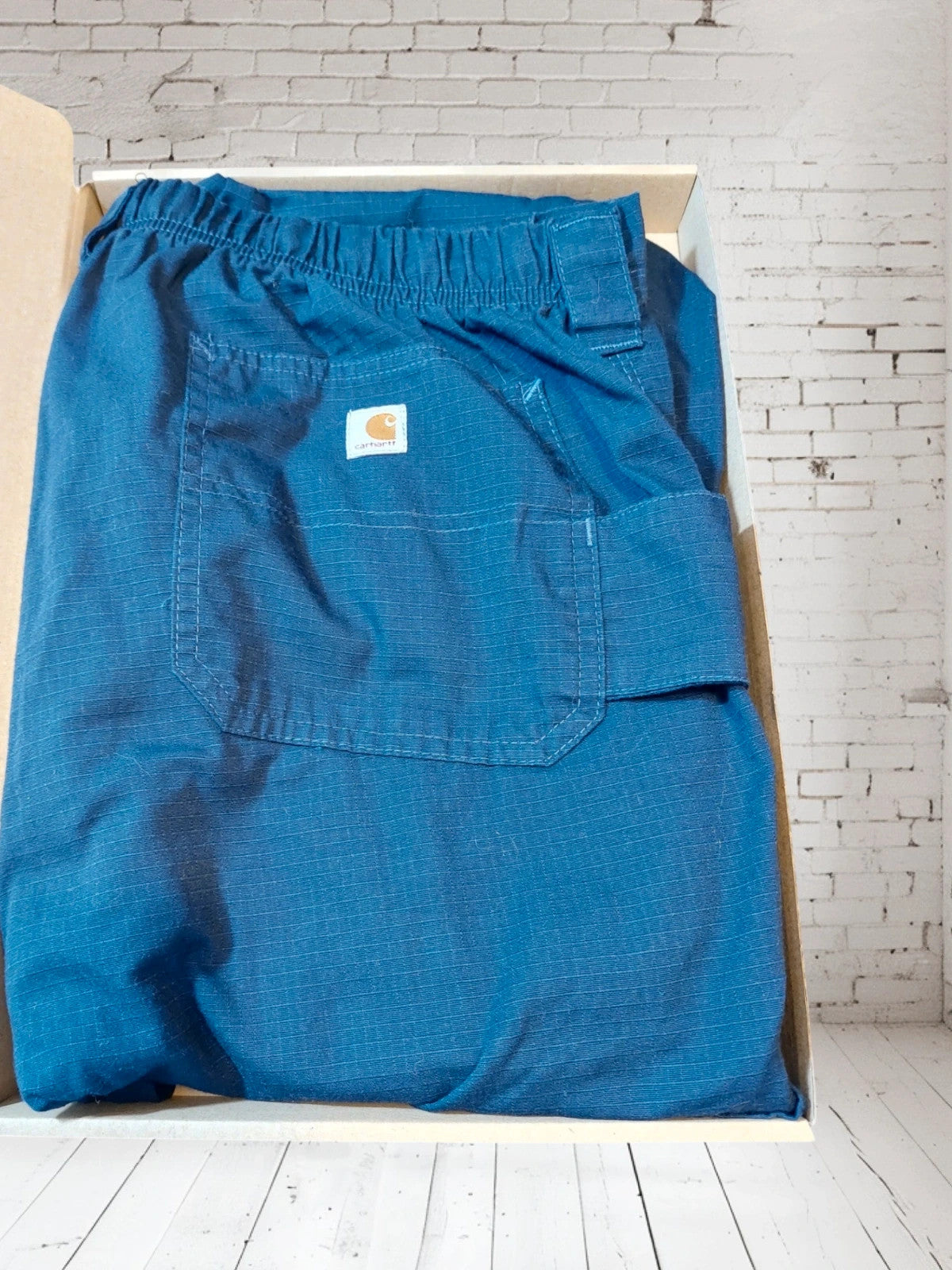 B362 Carhartt trousers L navy blue