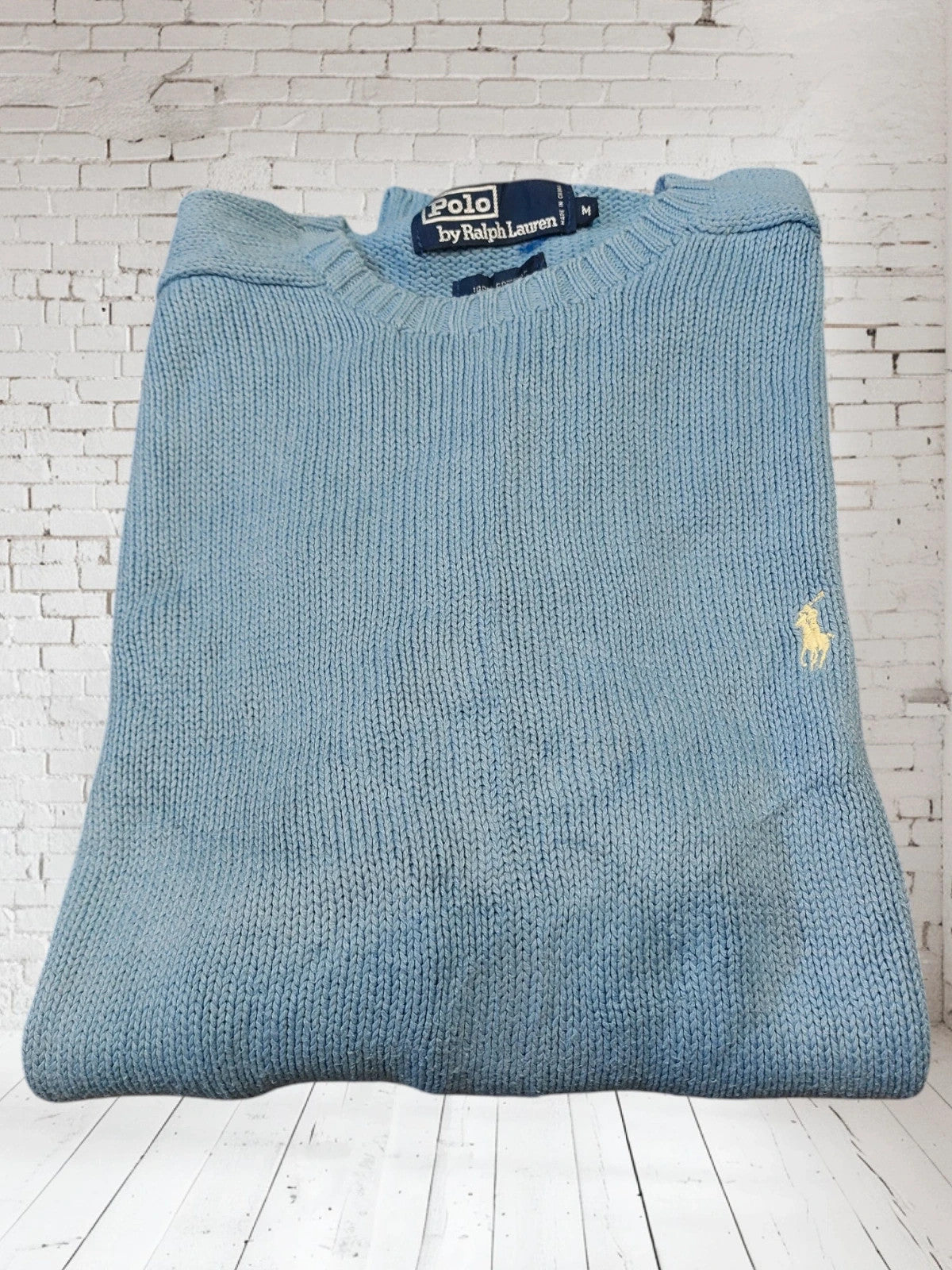 SW1 Polo Ralph Lauren sweater M light blue