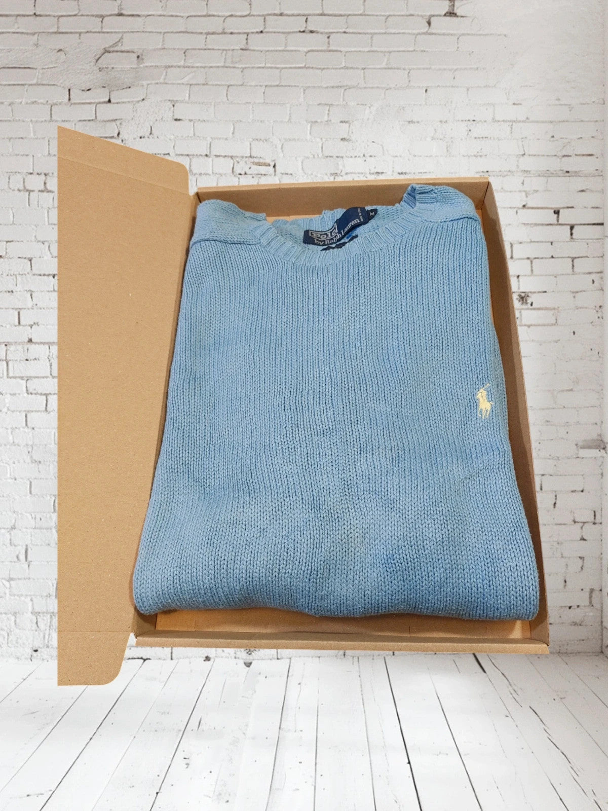 SW1 Polo Ralph Lauren sweater M light blue