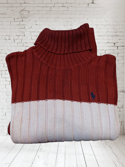 SW6 Polo Ralph Lauren sweater M red white