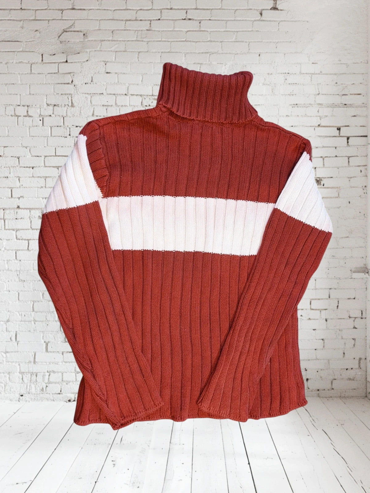 SW6 Polo Ralph Lauren sweater M red white